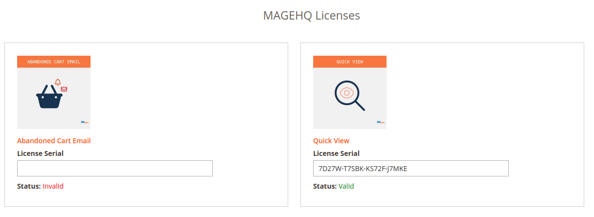 Licenses Magento 2