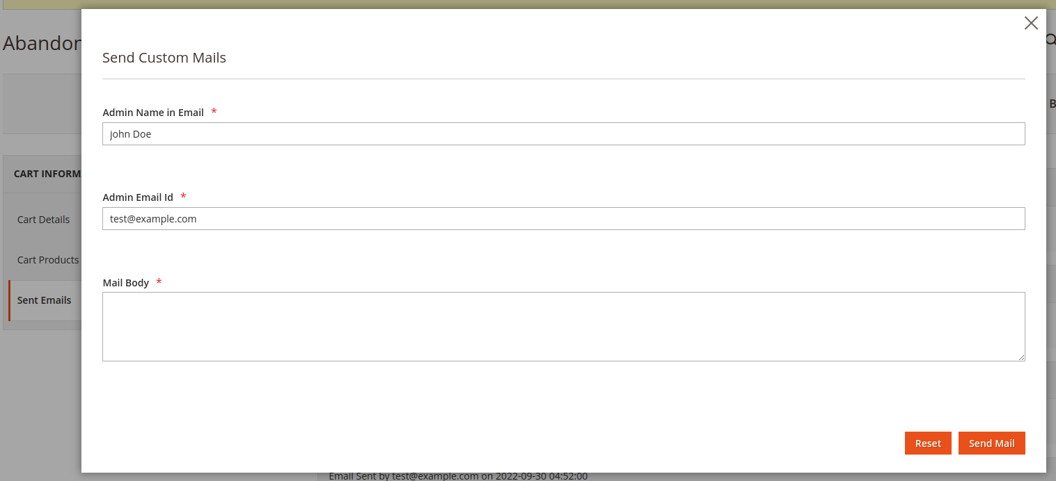 Magento 2 Abandoned Cart