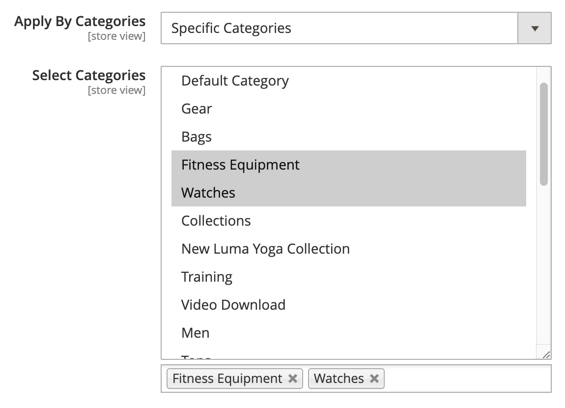 Multiple Products extension