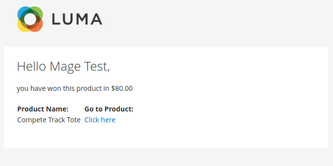Auction extension for Magento 2