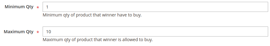Auction extension for Magento 2