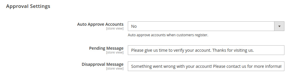 B2B Registration Approval