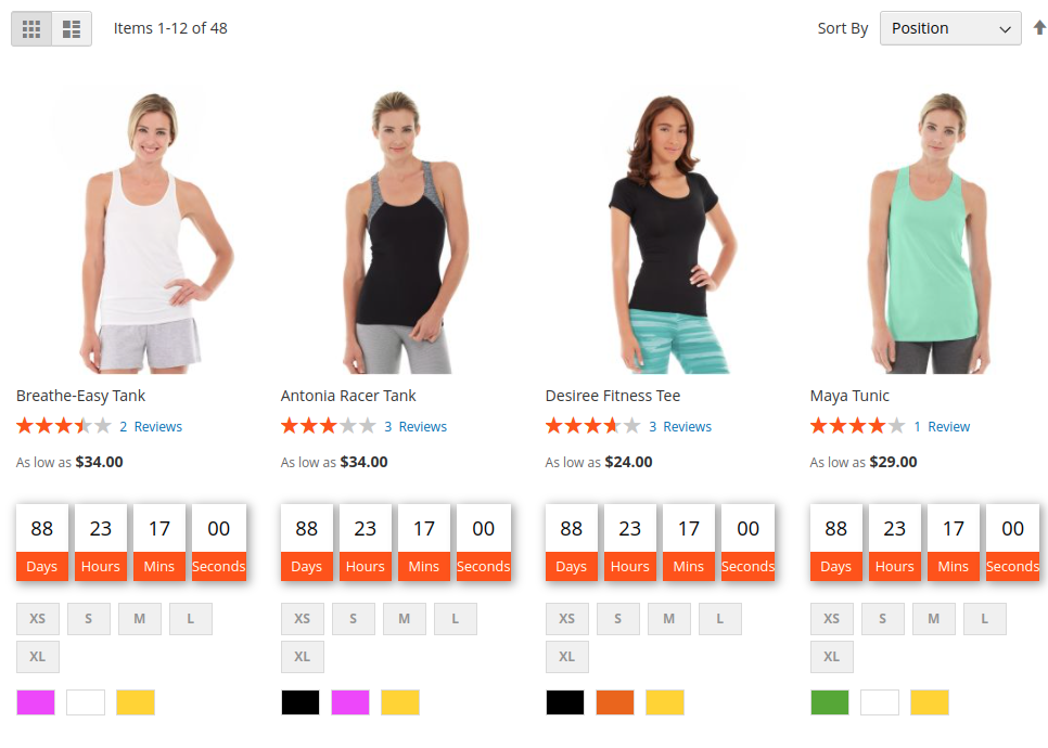 Countdown Timer extension for Magento 2