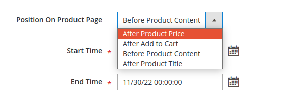 Magento 2 Countdown Timer extension