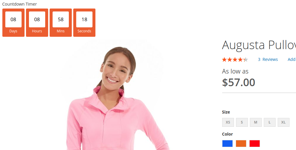 Countdown Timer extension for Magento 2