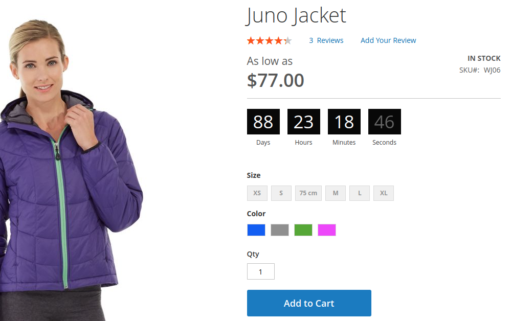 Countdown Timer extension for Magento 2