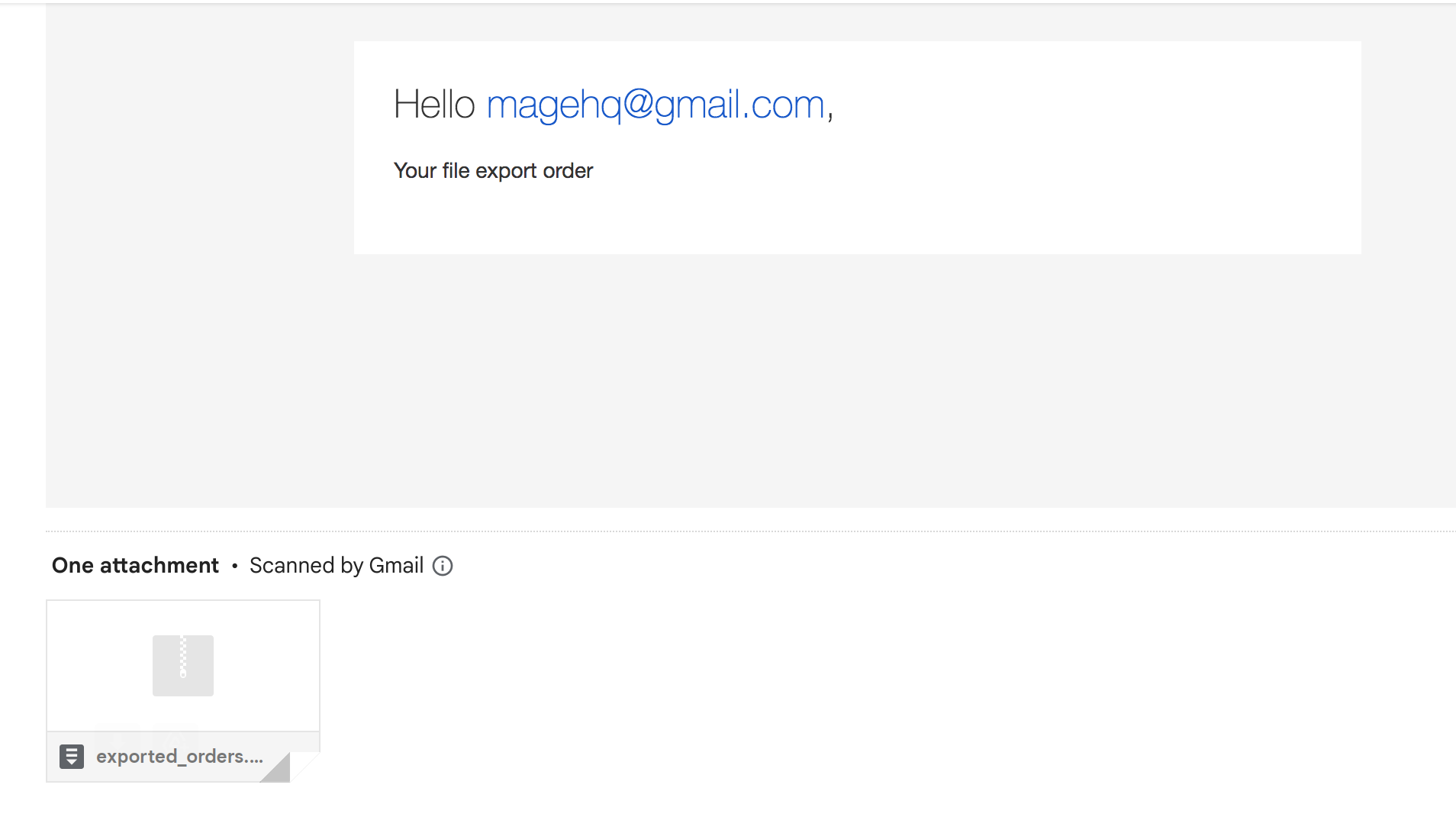 Magento 2 Export Orders extension