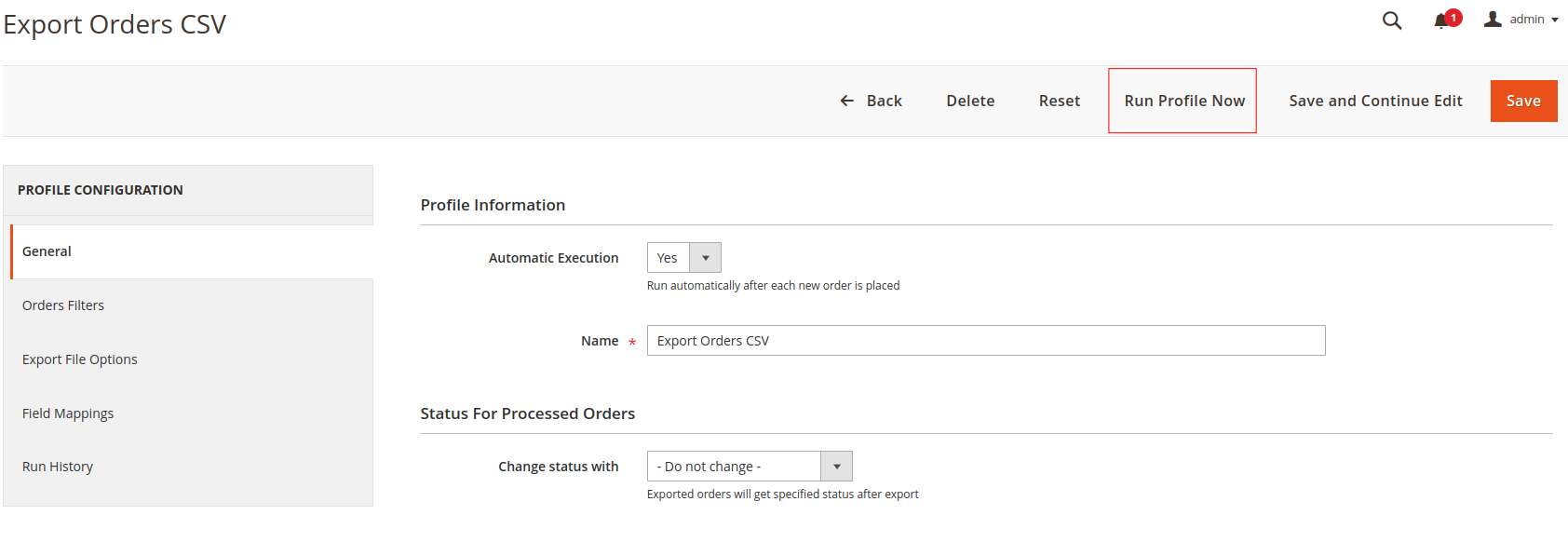 Magento 2 Export Orders extension