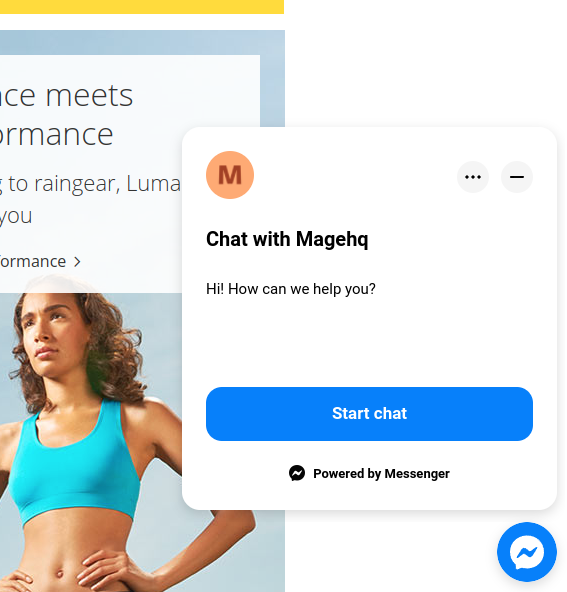 Facebook Chat extension Magento 2