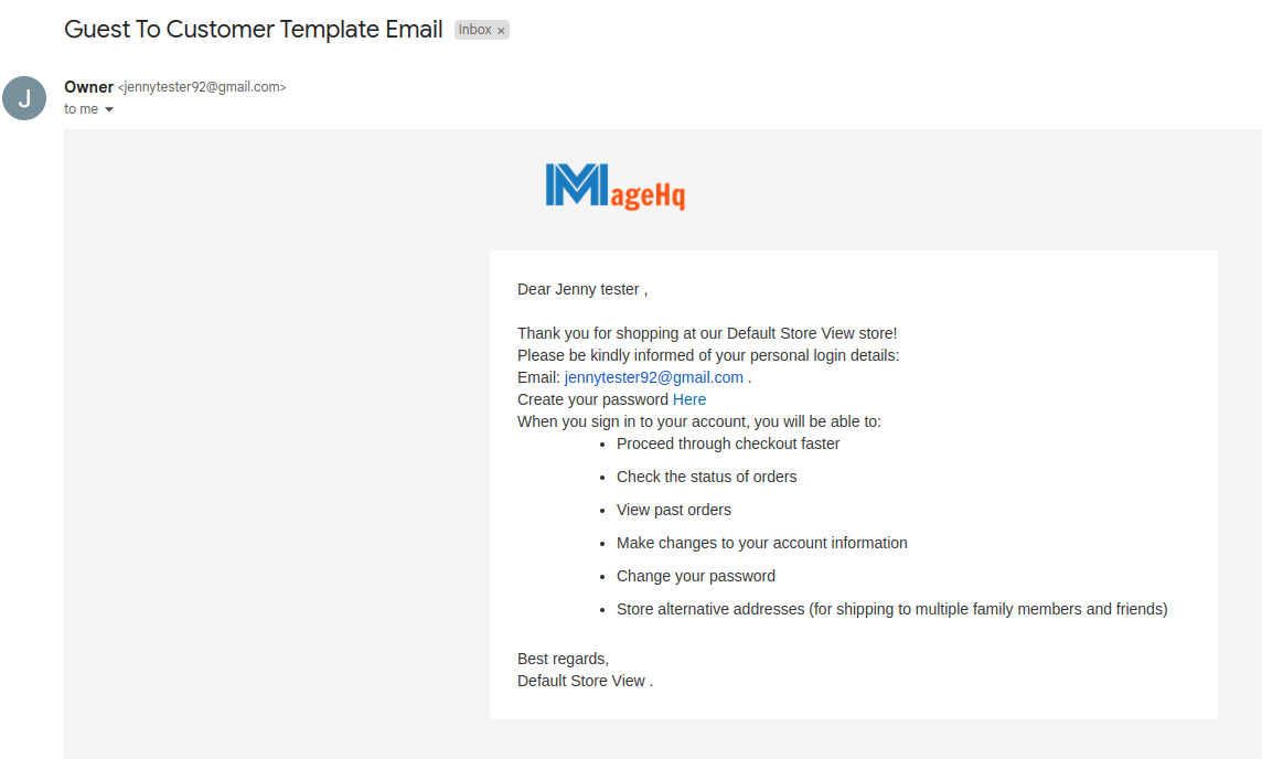 Magento 2 Guest to Customer extension