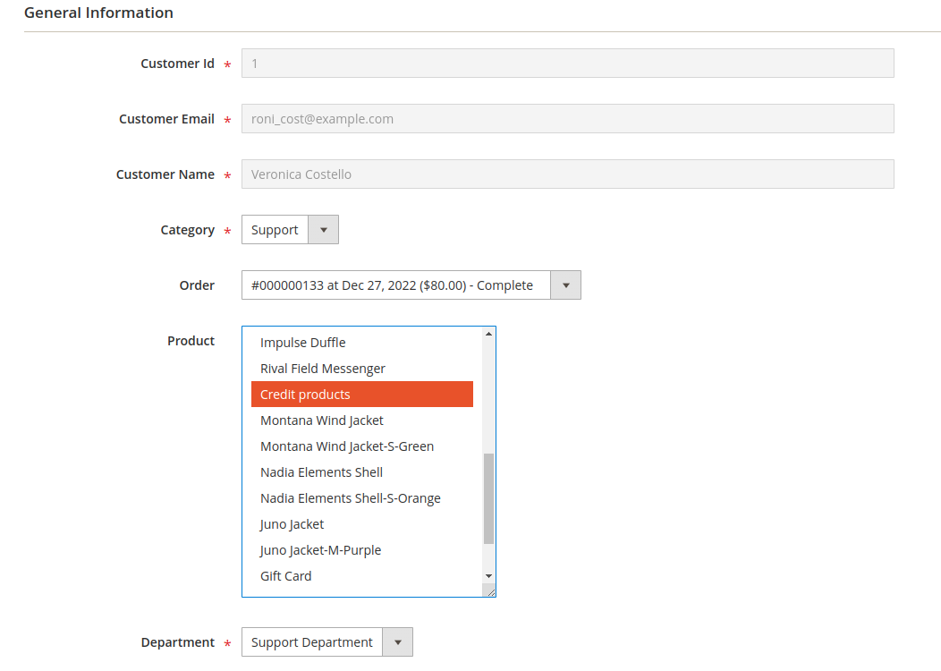 Help Desk extension for Magento 2