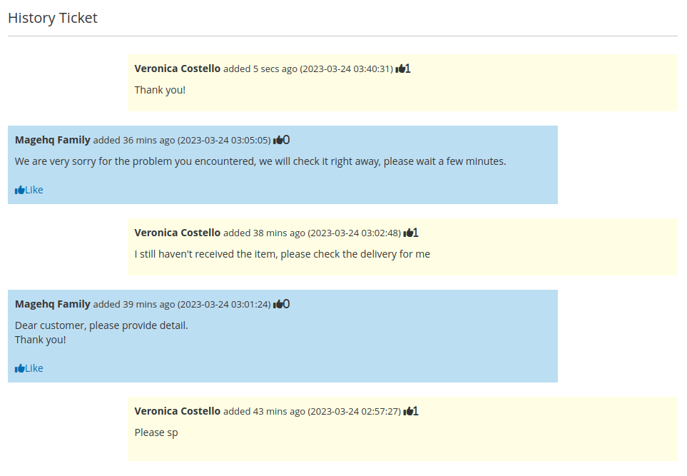 Help Desk Magento 2