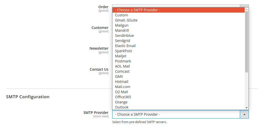 Magento 2 SMTP extension