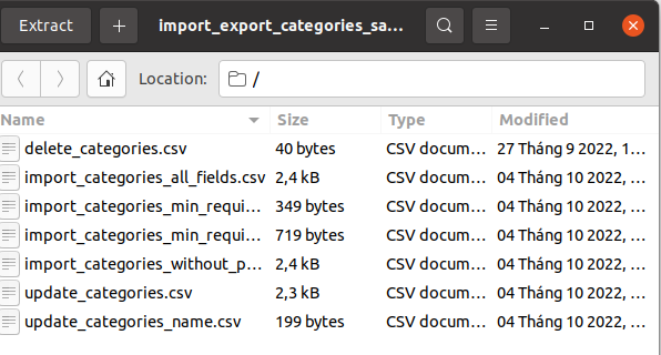 Magento 2 Import Categories extension