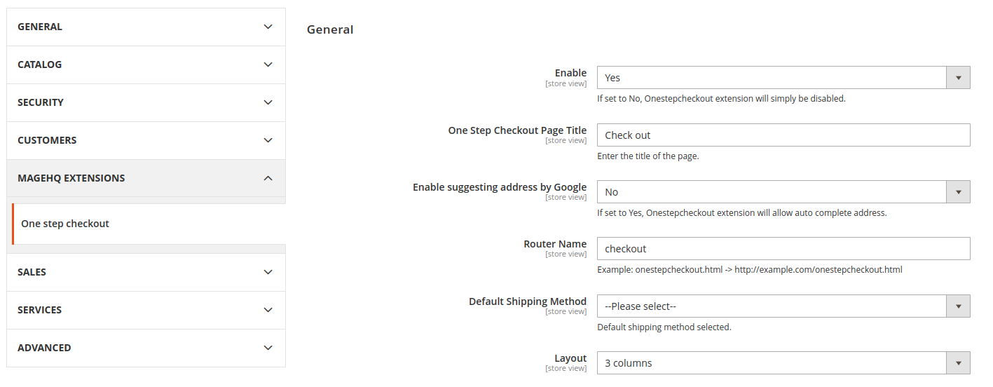 One page Checkout Magento 2