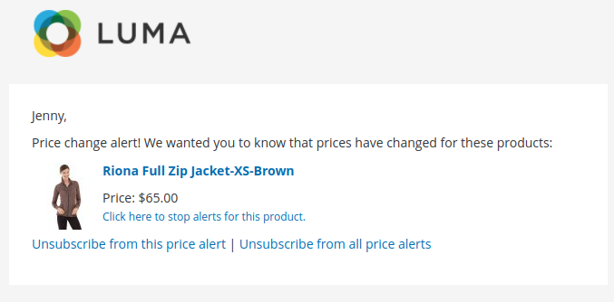 Extension Out of Stock Notification