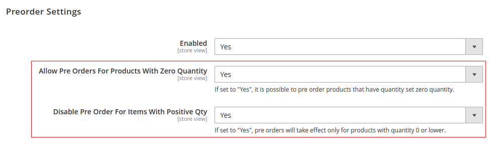 Magento 2 Pre Order