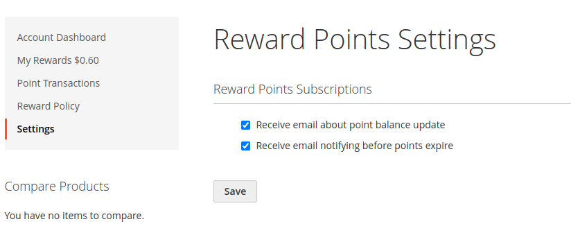 Rewards Points for Magento 2