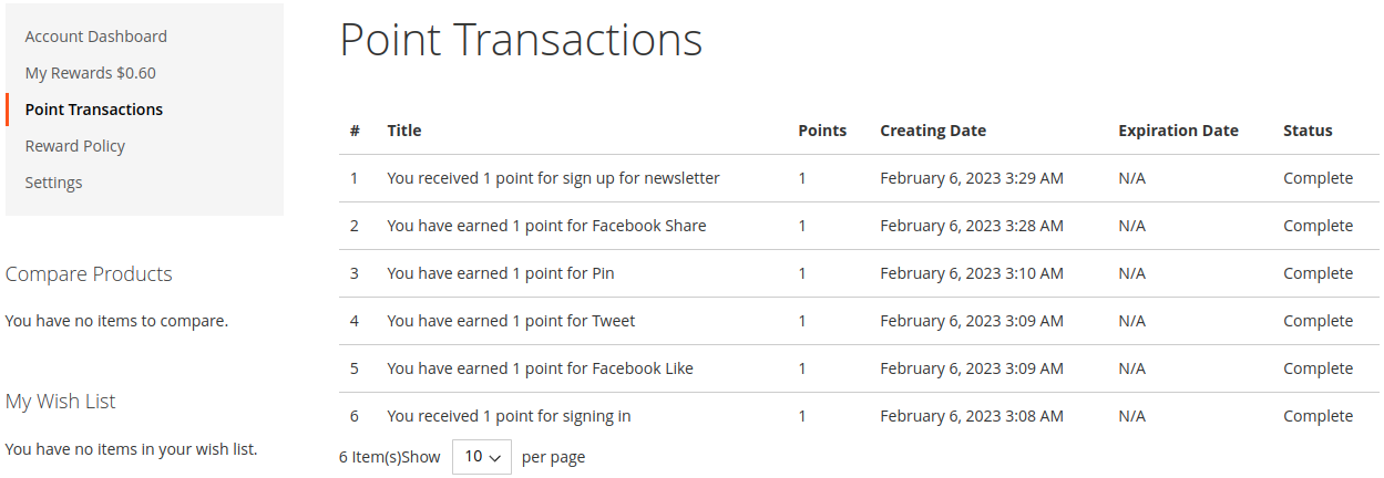 Rewards Points for Magento 2