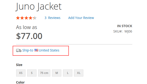 Magento 2 Shipping Calculator