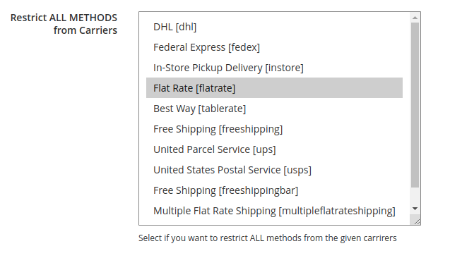 Magento 2 Shipping Restrictions Magento 2