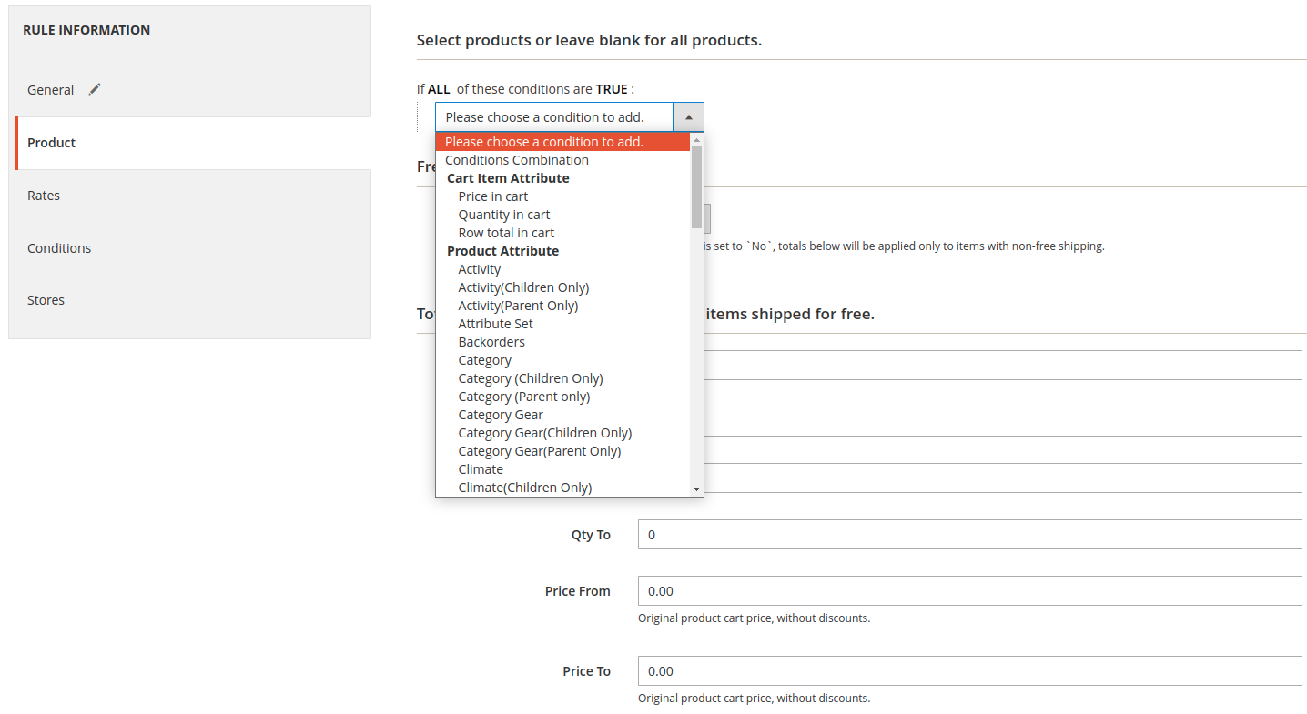 Shipping Rules extension for Magento 2