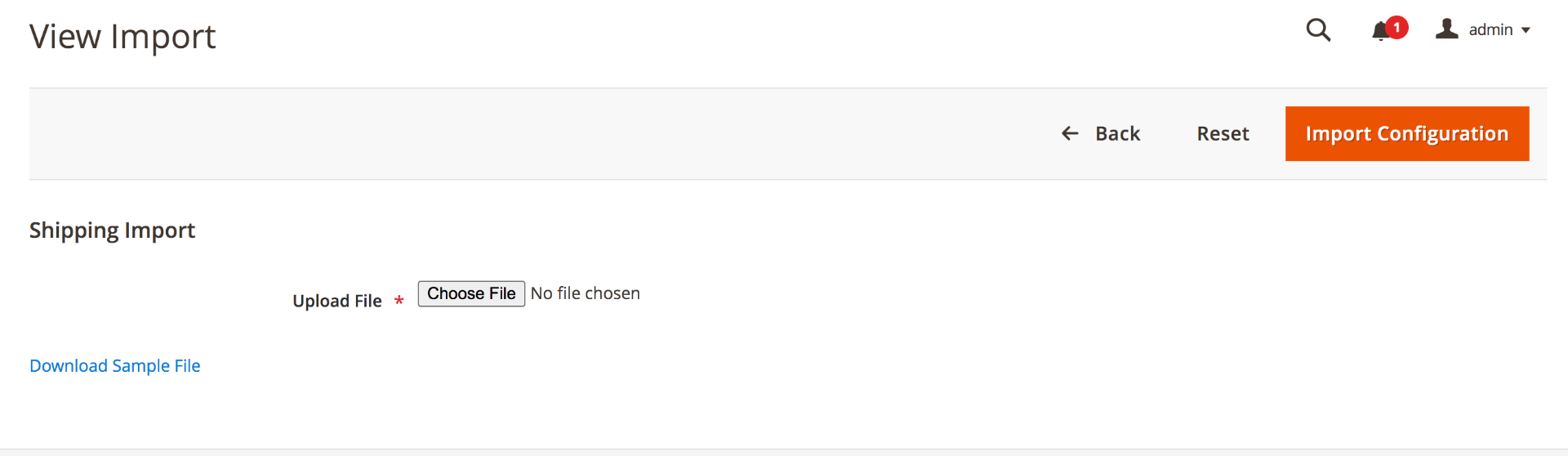 Table Rate Shipping extension