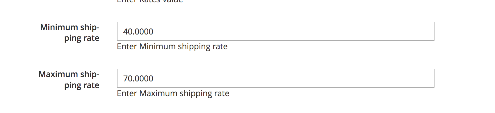 Magento 2 Table Rate Shipping extension