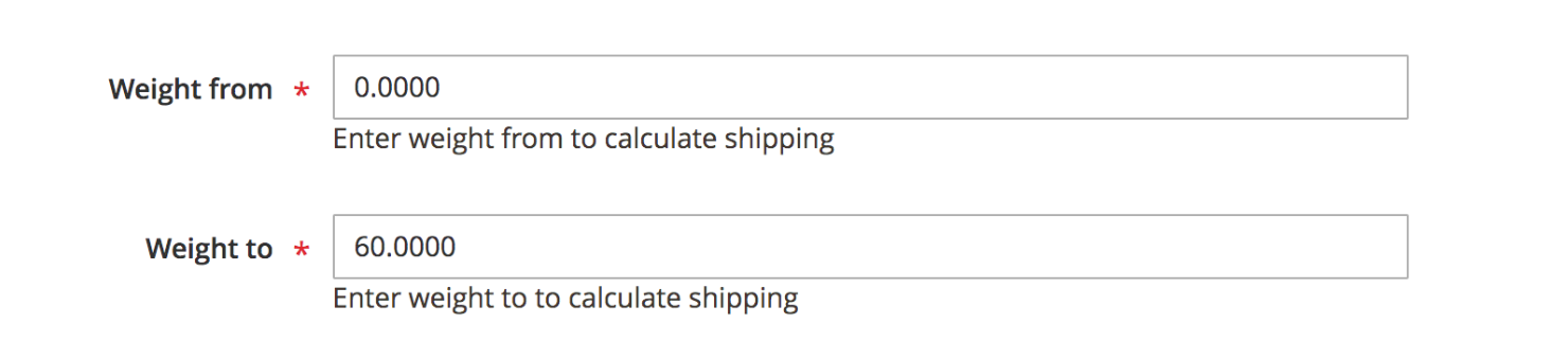 Magento 2 Table Rate Shipping extension