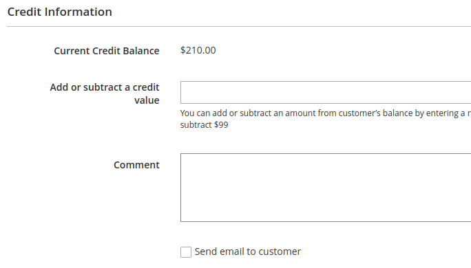 Store Credit Magento 2