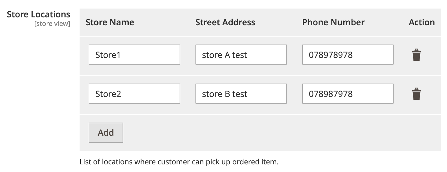 Magento 2 Store Pickup extension