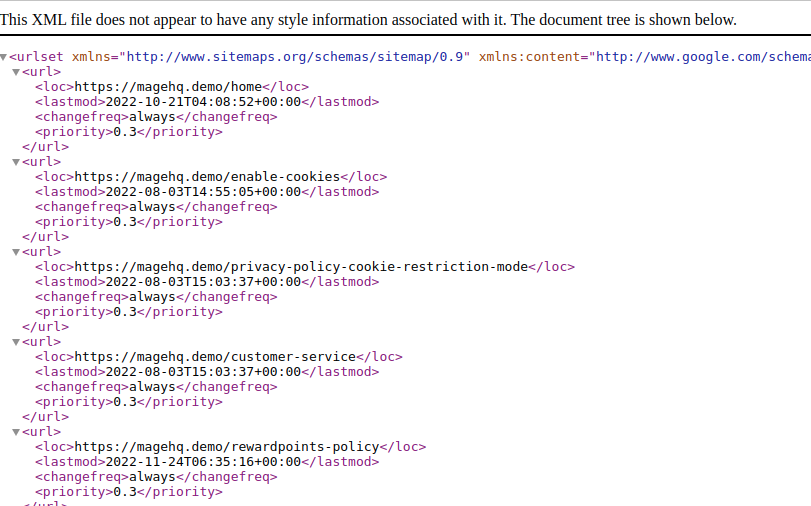 XML Sitemap, Google crawlers to read the content of your website